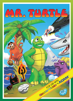 Mr. Turtle for Colecovision Box Art