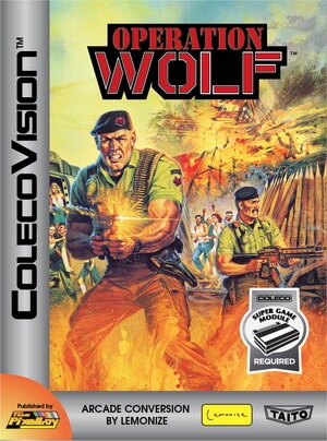 Operation Wolf for Colecovision Box Art