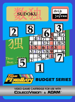 Sudoku for Colecovision Box Art