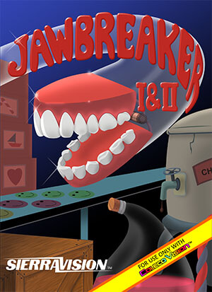 Jawbreaker 1 and 2 for Colecovision Box Art