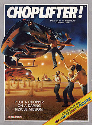 Choplifter! for Colecovision Box Art