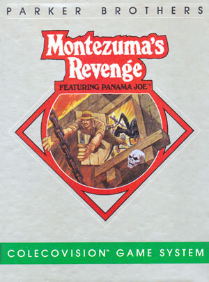 Montezuma's Revenge for Colecovision Box Art