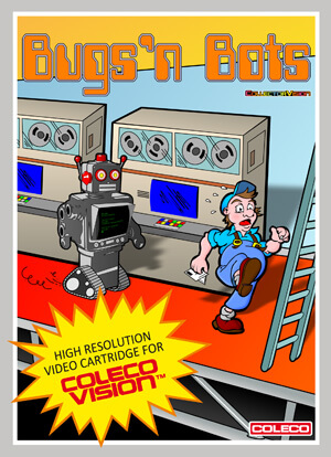 Bugs'n Bots for Colecovision Box Art