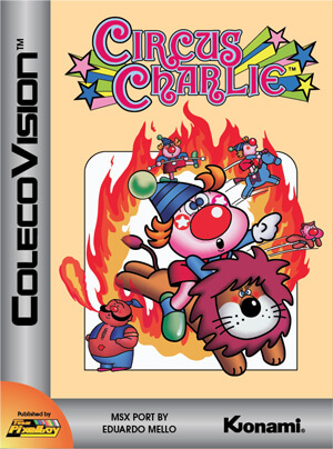 Circus Charlie for Colecovision Box Art
