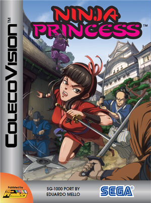 Ninja Princess for Colecovision Box Art
