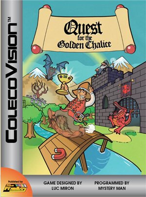 Quest for the Golden Chalice for Colecovision Box Art