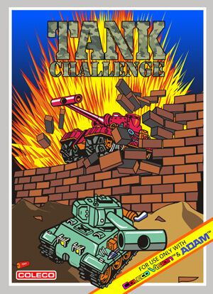 Tank Challenge for Colecovision Box Art