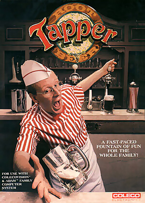 Root Beer Tapper for Colecovision Box Art
