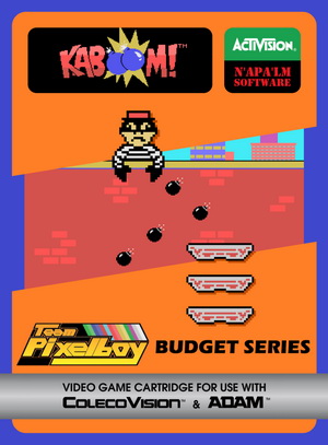 Kaboom! for Colecovision Box Art