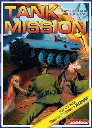 Tank Mission for Colecovision Box Art