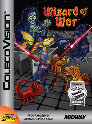 Wizard of Wor for Colecovision Box Art