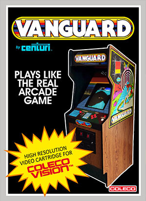 Vanguard for Colecovision Box Art