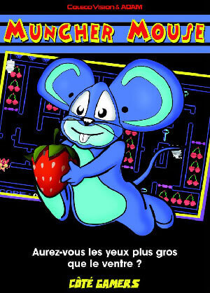 Muncher Mouse for Colecovision Box Art