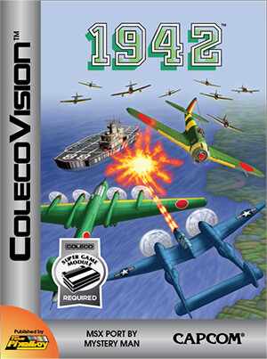 1942 for Colecovision Box Art