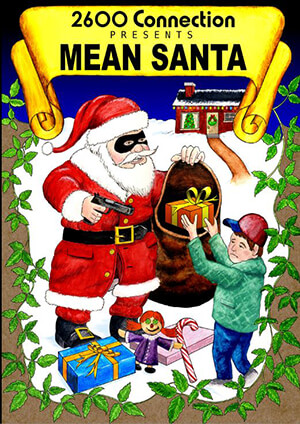 Mean Santa for Colecovision Box Art