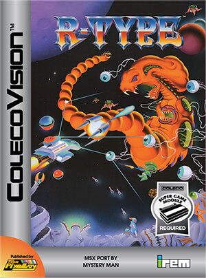 R-Type for Colecovision Box Art