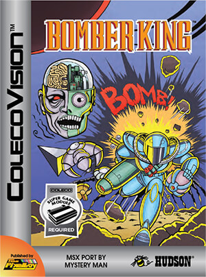Bomber King for Colecovision Box Art