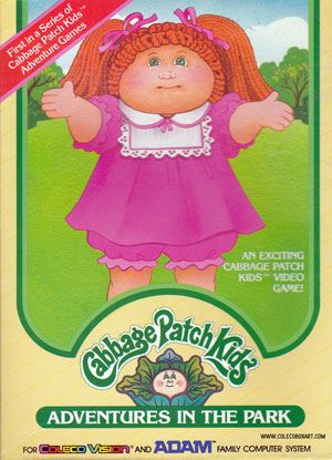 Cabbage Patch Kids: Adventures in the Park for Colecovision Box Art