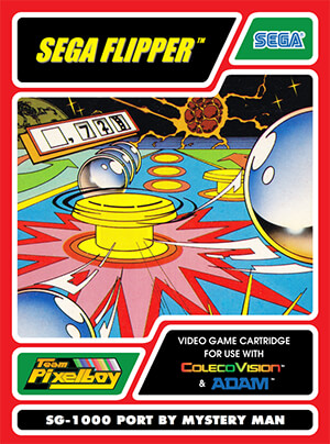 Sega Flipper for Colecovision Box Art