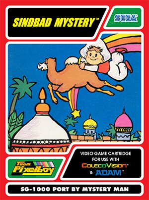 Sindbad Mystery for Colecovision Box Art
