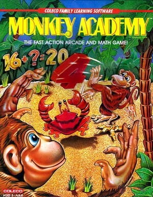 Monkey Academy for Colecovision Box Art