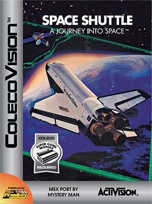 Space Shuttle: A Journey Into Space for Colecovision Box Art