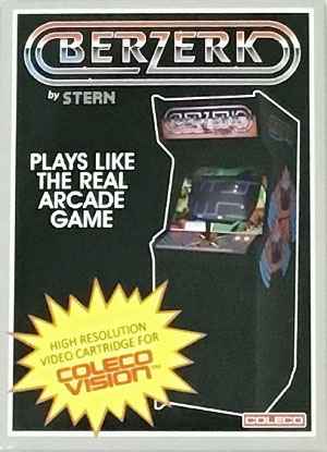 Berzerk for Colecovision Box Art