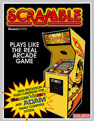 Scramble for Colecovision Box Art