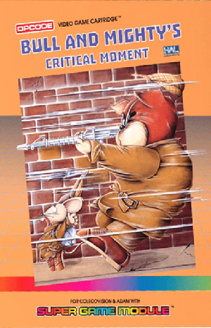 Bull & Mighty’s Critical Moment for Colecovision Box Art