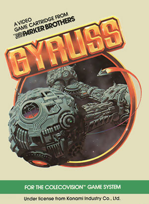 Gyruss for Colecovision Box Art