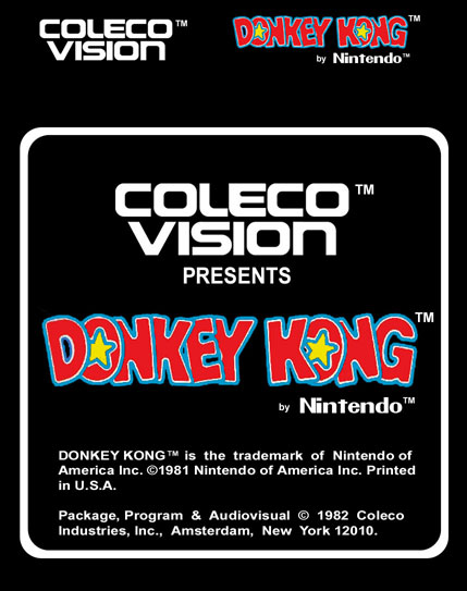 Donkey Kong Label