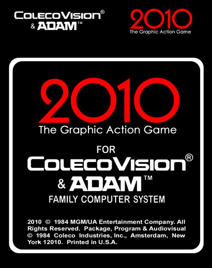 2010: The Graphic Action Game Label