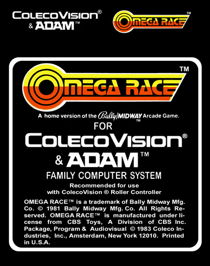 Omega Race Label
