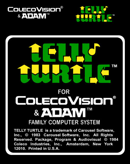 Telly Turtle Label