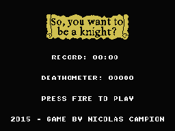 So, You Want to Be a Knight? Screenshot