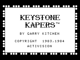 Keystone Kapers by Activision - ColecoVision Addict.com