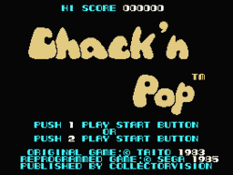 Chack'n Pop Screenshot