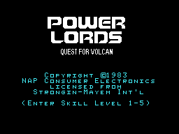 Power Lords: Quest for Volcan Screenshot