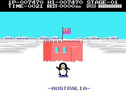 Antarctic Adventure Screenshot